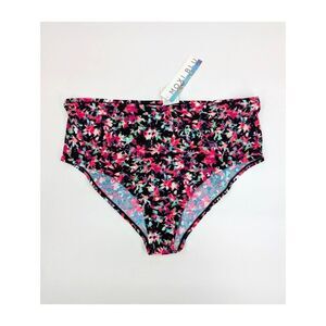 Womens Scoop Swim Bikini Bottom 3X Pink High Waist Cruise Resort Wear